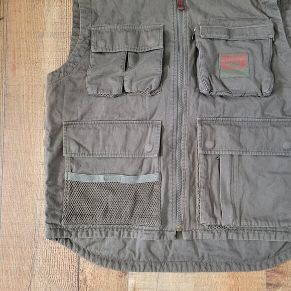 Structure USA Men's Utility Green Vest Size M - Picture 4 of 15